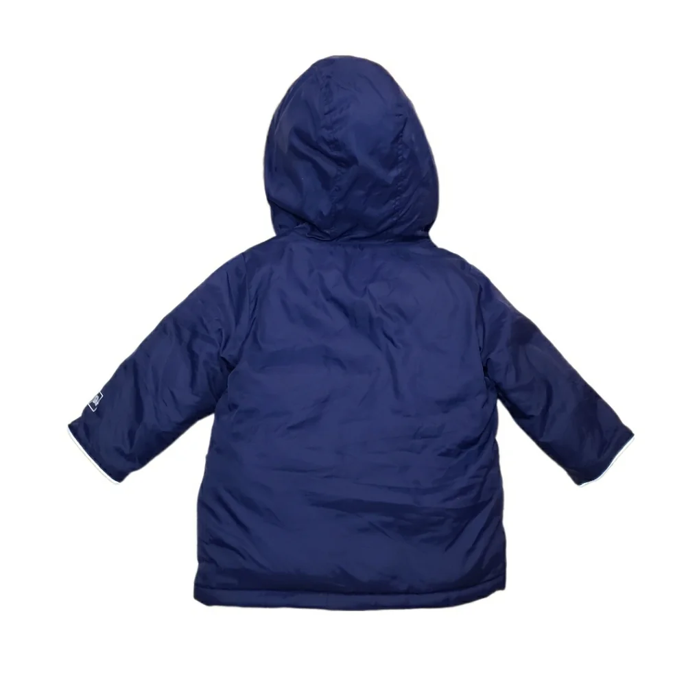 Baby Gap 18-24m Navy Fur Hooded Warmest Parka Winter Coat Jacket
